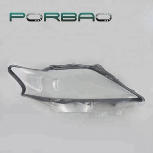 PORBAO Accessoires De Voiture Nouveau Style Bordure Noire En Plastique Transparent Verre <span class=keywords><strong>Phare</strong></span> Lentille Couverture pour RX350/RX270 2013-2015 Année - Product Image 5