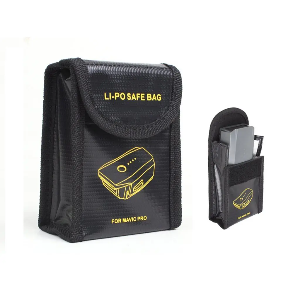 Bolsa de seguridad a prueba de explosiones para batería Lipo, protector de batería Lipo, bolsa segura para almacenamiento de batería DJI Mavic Pro