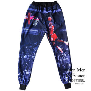 2016 de la nueva manera joggers pantalones 3D estrella de fútbol de baloncesto pantalones de chándal para los hombres - Product Image 6
