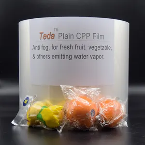 High Quality Anti Fog Resistant Cpp Film Flower Fruit Vegetable Pack Non Fog Resistance Plastic Film 2024