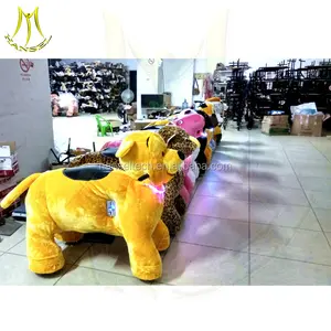 Hansel motorized plush riding animal kiddie rides kids rides for shopping centers