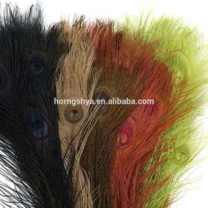 Plume de paon naturelle blanche pour fête carnaval maison pièce maîtresse noël vacances décor bricolage artisanat Floral Costume - Product Image 5