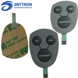 2/3 Phím Kim Loại Mini Màng Chuyển Đổi/Lớp Phủ Bảng Cong/Ngắn Thẳng NC PINs Ribbon Đuôi Đánh Bóng Bề Mặt Mờ - Product Image 2