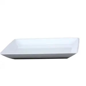 Biểu tượng tùy chỉnh in melamine hình bầu dục nhà hàng tấm sứ được sử dụng trong