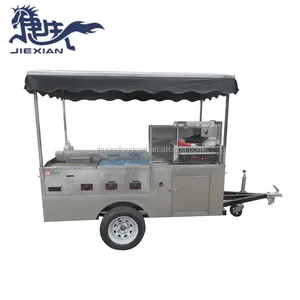 JX-HS200D pangsit steamer keranjang hot dog cart kebab ponsel keranjang untuk dijual