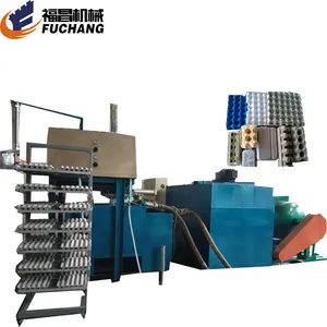 Factory quality egg carton with drying equipment making production line pulp molding seed pot making machine