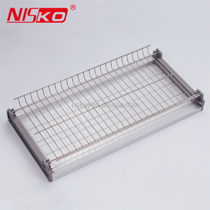 Kitchen <strong>Storage</strong> <strong>Accessories</strong> Bowl Rack Dish <strong>Storage</strong> Rack Chrome Plating - Product Image 3