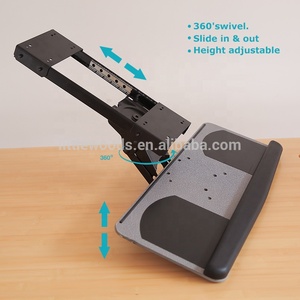 Plateau gauche/droit en fer et bois <span class=keywords><strong>pour</strong></span> clavier et tapis de souris de 25kg <span class=keywords><strong>pour</strong></span> bureau debout - Product Image 2