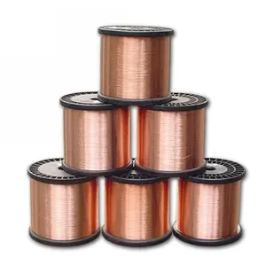 99.9% 0.1mm single strands coil winding copper wire