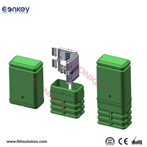 Caja de Terminales de Fibra Óptica para Pedestal, Protección para Pedestal FTTH, Verde, Eonkey, 2022 - Product Image 4
