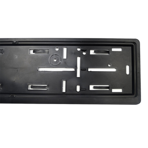 Soporte de placa de matrícula de plástico negro de tamaño europeo y país de Oriente Medio para <span class=keywords><strong>coche</strong></span> - Product Image 4