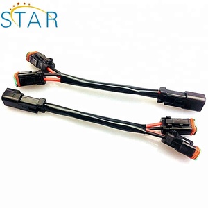 Фабрика OEM Deutsch 2 pin DT04-2P DT06-2S сплиттер по производству кабелей и проводов в сборе для автоматического включения света - Product Image 6