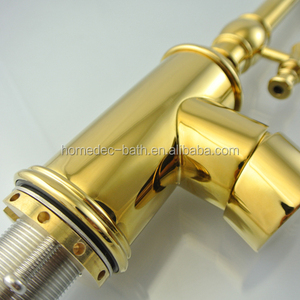 Rozinsanitary moderno moderno in <span class=keywords><strong>ottone</strong></span> oro monouso miscelatore da <span class=keywords><strong>cucina</strong></span> rubinetto termostatico caldo/freddo ponte di controllo montato - Product Image 3