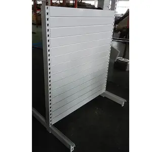 Shop Shelving And Display Shelving In Supermarket Flat Back Hole Back Slat Back Of High Glossy Powder Coating Surface