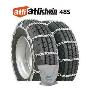 Atlichain V-bar Tire Chains Gia Cố Dual-Triple Xe Tải Chain Twisted Ladder Loại 48 Của Xe Tải Tuyết Traction Tire Chain - Product Image 2