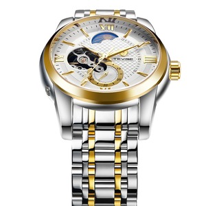 Tevise lujo flying tourbillon hombres reloj Japón movimiento Función de fase lunar ahueca hacia fuera diseño Relojes - Product Image 4