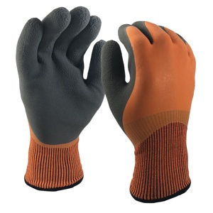 NMSHIELD-guantes de látex con forro polar, impermeables, resistentes al agua, para invierno - Product Image 1