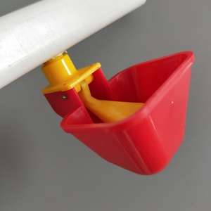 TRONG KHO Float Van Tự Động Gia Cầm Nước Tô Màu Đỏ Hình Vuông Màu Vàng Cup Cho Gà Tây Gà Gà Thịt Hai Lớp Chim Cút PH101 - Product Image 4