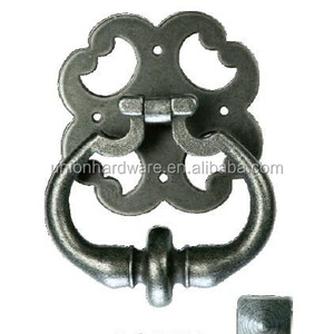<span class=keywords><strong>Aldaba</strong></span> de puerta de <span class=keywords><strong>hierro</strong></span> fundido vintage de acero forjado duradero y resistente al óxido para cocina y sala de estar - Product Image 4