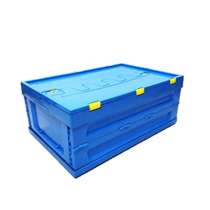 Plastic Fold box Warehouse Durable Custom Industrial Storage Plastic Folding Box