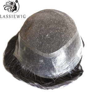 100% Human <strong>Hair</strong> Toupee for <strong>Men</strong> <strong>Hair</strong> <strong>Piece</strong> - Product Image 4
