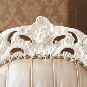 Sang Trọng Cổ Điển Pháp Ý Phong Cách Cổ Châu Âu Chạm Khắc Cao Su Khung Gỗ Rắn Nghệ Thuật Đỏ Nâu Da <span class=keywords><strong>Sofa</strong></span> <span class=keywords><strong>Set</strong></span> - Product Image 5