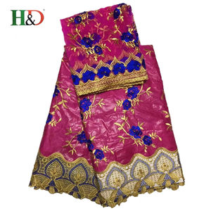 H & D 2018 nuevo estilo de moda 5 Bazin getzner 2 tela africana al por mayor en la fábrica de China - Product Image 4