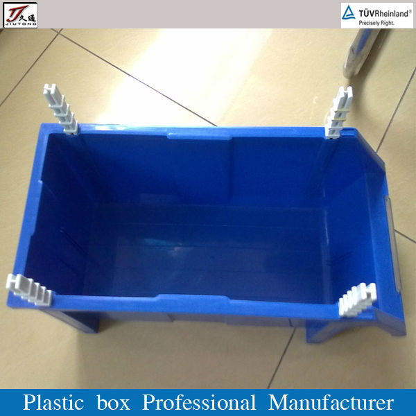 de almacenamiento apilable bin de plástico caja