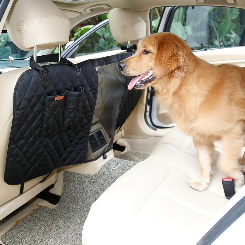 Barrera de seguridad para asiento de coche, para perros, mascotas, viaje, vehículo de lujo