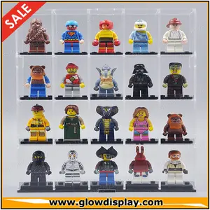 중국 도매 아크릴 Minifigure 레고 디스플레이 케이스