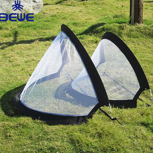 공장 4 기둥 감사 프로모션 전술 맞춤 접이식 휴대용 아이 축구 목표 - Product Image 5