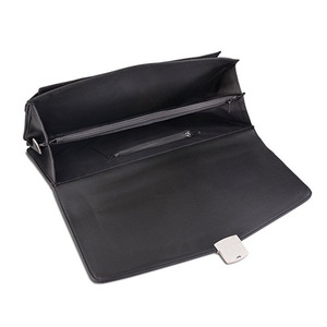 Los hombres de encargo barato portátil <span class=keywords><strong>abogado</strong></span> cuero genuino <span class=keywords><strong>negocios</strong></span> padfolio impermeable A4 pu maletín - Product Image 6