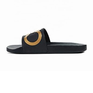 2019 China último diseño de logotipo personalizado de oro de impresión en Color de la PU de verano diapositiva de sublimación zapatilla sandalia - Product Image 2