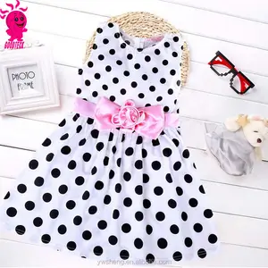 Wholesale - - 2019 New Spring Autumn Baby Girls Dress Clothes Children cute Dot short sleeve Dot dresses