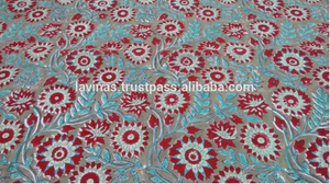 ผ้าคอตตอนพิมพ์ลายสวยผ้าฝ้ายบล็อกมือวัตถุดิบชุดเดรสผ้าคอตตอน100% ผ้าสิ่งทอที่บ้าน - Product Image 2