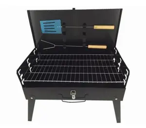 Groothandel Opvouwbare Draagbare Bbq Grill Kachel, Outdoor Grill Houtskool Bbq Roker Kachel