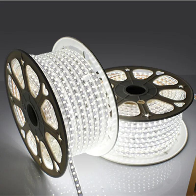 Mooi Product 5050 110V LED Streep Tape Licht 4000k Voor Kabinet Closet Keuken Gebouw Verlichting