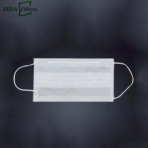 Desechables 2 capas no tejida media mascarilla materia prima - Product Image 3