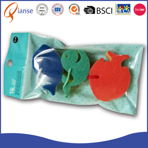 <span class=keywords><strong>Animal</strong></span> <span class=keywords><strong>marin</strong></span> en forme De Nettoyage Fleur Cuisine <span class=keywords><strong>Éponge</strong></span> Pack - Product Image 2