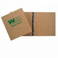 Classeurs à anneaux en papier recyclé A5/A4 personnalisés avec impression couleur intégrale