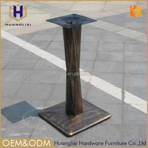 De metal antiguo de hierro fundido color dorado comedor patas de la mesa de café - Product Image 2