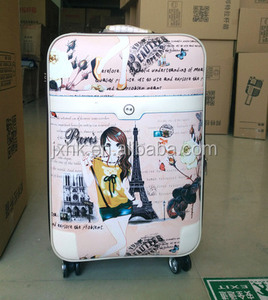 2017 eminente alta calidad pu bolsas de equipaje trolley caso del recorrido - Product Image 6