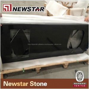 hecho <span class=keywords><strong>en</strong></span> china negro pulido de piedra encimera de <span class=keywords><strong>la</strong></span> <span class=keywords><strong>cocina</strong></span> patrón - Product Image 1