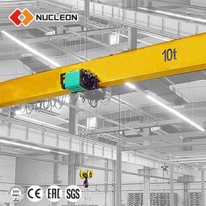 Nucleón eléctrica sola viga Goliat grúa 1 toneladas carretilla pistas 12 V eléctrica grúa de techo - Product Image 3