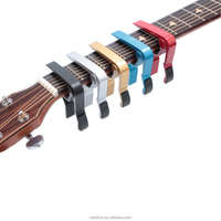 BDJ- 007 Hebikuo Direct Wholesale Price Colorful Guitar Tuners Capo Guitar Musical Instruments Accessories