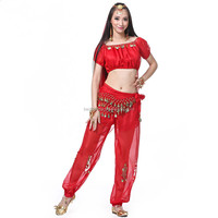 Pantalon de danse orientale pour femmes Costume de danseuse du ventre tribal Performance Wear