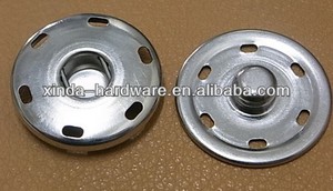 Thiết kế phổ biến Đồng may nút may trên Snap button7.5mm 8mm 10mm 12mm 15mm 17mm 20mm 23mm 25mm 28mm 30mm 35mm 38mm 40mm - Product Image 1