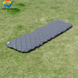 Colchoneta inflable para exteriores GSD, diseño de diamante único, colchón de aire plegable ligero para acampar, almohadilla de dormir ultraligera Compatible - Product Image 5