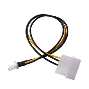3 Pin ATX Fan to 4 Pin Molex IDE Connector Cable Fan Power Adapter, 4pin Molex IDE to 3 Pin CPU Fan Power Cable 20CM