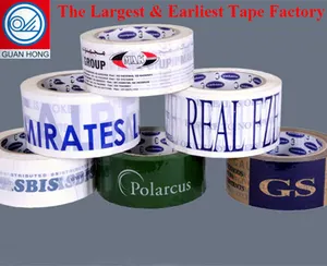 Printed Adhesive Packing Tape Custom Logo Printed Adhesive Tape/branded Adhesive Packing Tape Waterproof Acrylic Bopp Kitchen Sealing Cinta Custom Tape